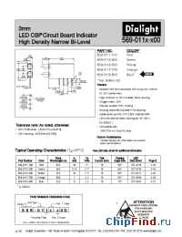 Datasheet 569-0111-100 manufacturer Dialight