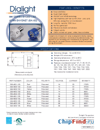 Datasheet 586-4601-103 manufacturer Dialight