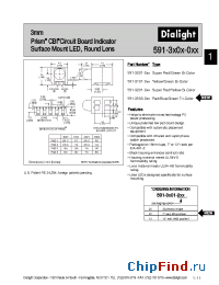 Datasheet 591-3001-002 manufacturer Dialight