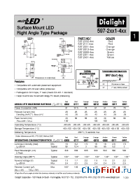Datasheet 597-2002-407 manufacturer Dialight