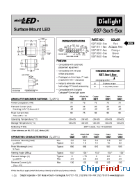 Datasheet 597-3111-502 manufacturer Dialight