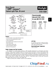 Datasheet 597-3111-5XX производства Dialight