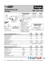 Datasheet 597-7701-102 manufacturer Dialight