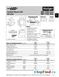 Datasheet 597-7701-207 manufacturer Dialight