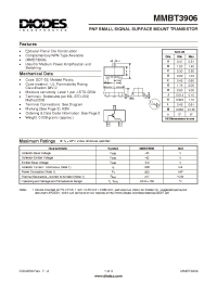 Datasheet AZ23C12 manufacturer Diodes