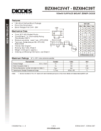 Datasheet BZX84C10T производства Diodes