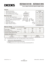 Datasheet BZX84C3V0S manufacturer Diodes