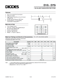 Datasheet D5G manufacturer Diodes