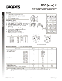 Datasheet DDC114EK-7 производства Diodes