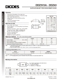 Datasheet DDZ36 manufacturer Diodes