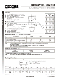 Datasheet DDZX9V1C manufacturer Diodes