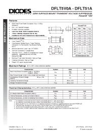Datasheet DFLT6V5A-7 производства Diodes