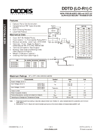 Datasheet DLPT05-7 manufacturer Diodes