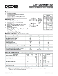 Datasheet DMN100-7 manufacturer Diodes