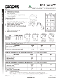 Datasheet DRDNB16W-7 manufacturer Diodes