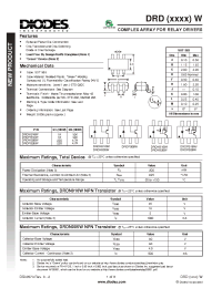 Datasheet DRDNB26W-7 manufacturer Diodes