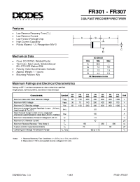 Datasheet FR304 manufacturer Diodes