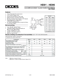 Datasheet HD01 manufacturer Diodes