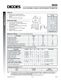 Datasheet IMX8-7 производства Diodes