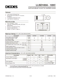 Datasheet LLD103B manufacturer Diodes