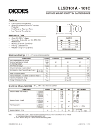 Datasheet LLSD101B-7 manufacturer Diodes