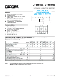 Datasheet LT1504G manufacturer Diodes