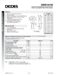 Datasheet MBR2070CT manufacturer Diodes