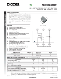 Datasheet NMSD200B01 manufacturer Diodes