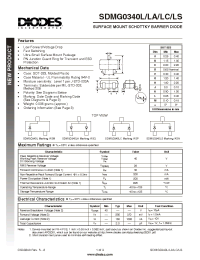 Datasheet SDMG0340L manufacturer Diodes
