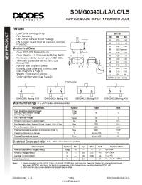 Datasheet SDMG0340LA manufacturer Diodes