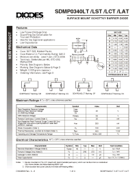 Datasheet SDMP0340LAT manufacturer Diodes