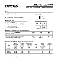 Datasheet ZM33U180 manufacturer Diodes