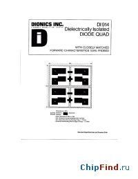 Datasheet DI914-1QM manufacturer Dionics