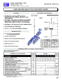 Datasheet 1N5620GP manufacturer Diotec