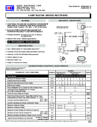 Datasheet AHBU606 manufacturer Diotec