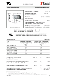 Datasheet B125C2300-1500B manufacturer Diotec