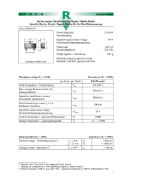 Datasheet BAS70-05 manufacturer Diotec