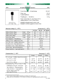 Datasheet BC546 manufacturer Diotec