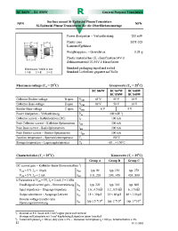 Datasheet BC849W производства Diotec