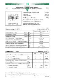 Datasheet BCW31 manufacturer Diotec