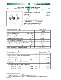 Datasheet BCW61 manufacturer Diotec