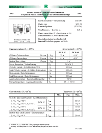 Datasheet BCW67A производства Diotec