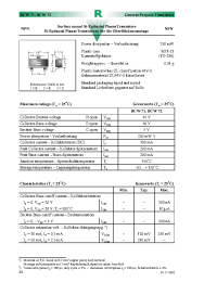 Datasheet BCW72 manufacturer Diotec