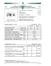 Datasheet BCX19 производства Diotec