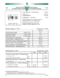 Datasheet BCX70H manufacturer Diotec