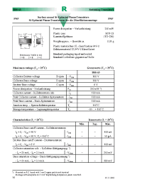 Datasheet BSS63 manufacturer Diotec