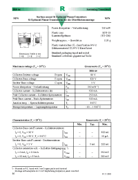 Datasheet BSS64 manufacturer Diotec