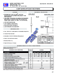Datasheet BYT03-200 manufacturer Diotec