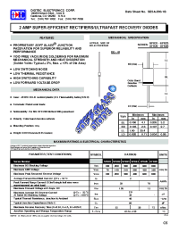 Datasheet BYW100-100 manufacturer Diotec