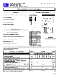 Datasheet BYW80-50A manufacturer Diotec